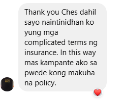 Client testimonial screenshot 7